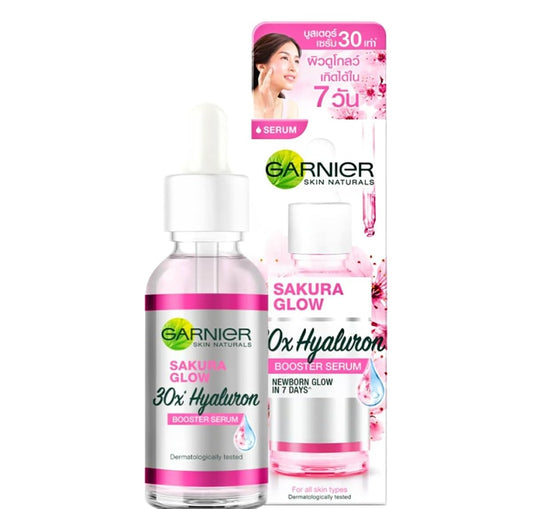Garnier Skin Naturals Sakura Glow 30X Hyaluron Booster Serum 30 Ml
